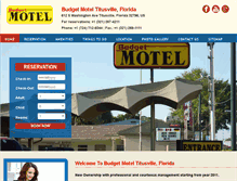 Tablet Screenshot of budgetmoteltitusville.com
